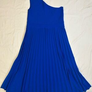 Ted Baker Blue One-Shoulder Dress